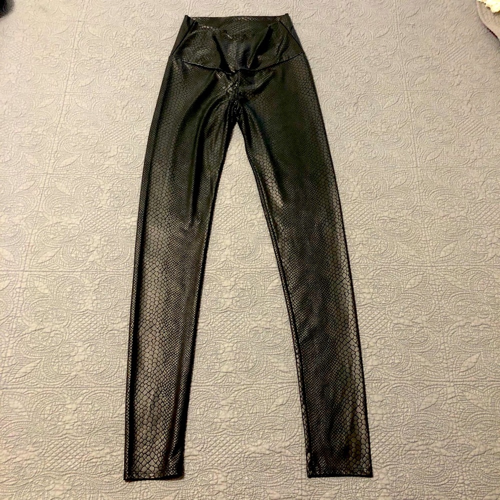 Snakeskin print boutique dress leggings size L